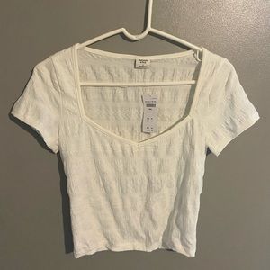 Abercrombie Short Sleeve White Top